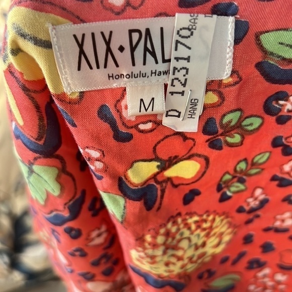 🌸XiX Palms,Honolulu, HI, Excellent Condition,Floral LARGE Bow-Knot Front,Size M - Picture 7 of 13